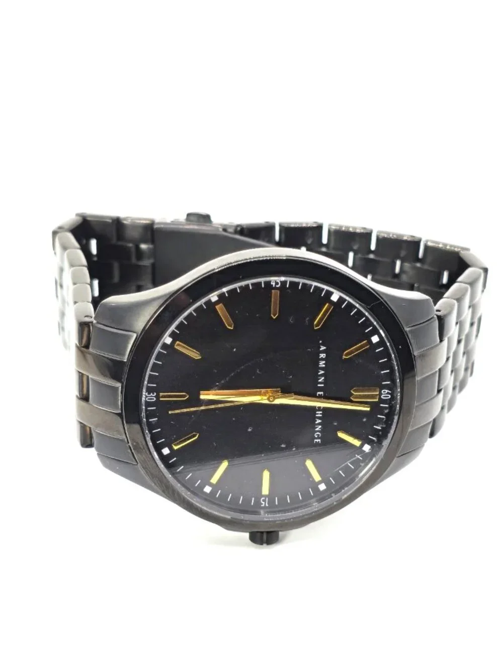 Armani Exchange Hampton AX2144 Men's Black Steel Watch 45mm